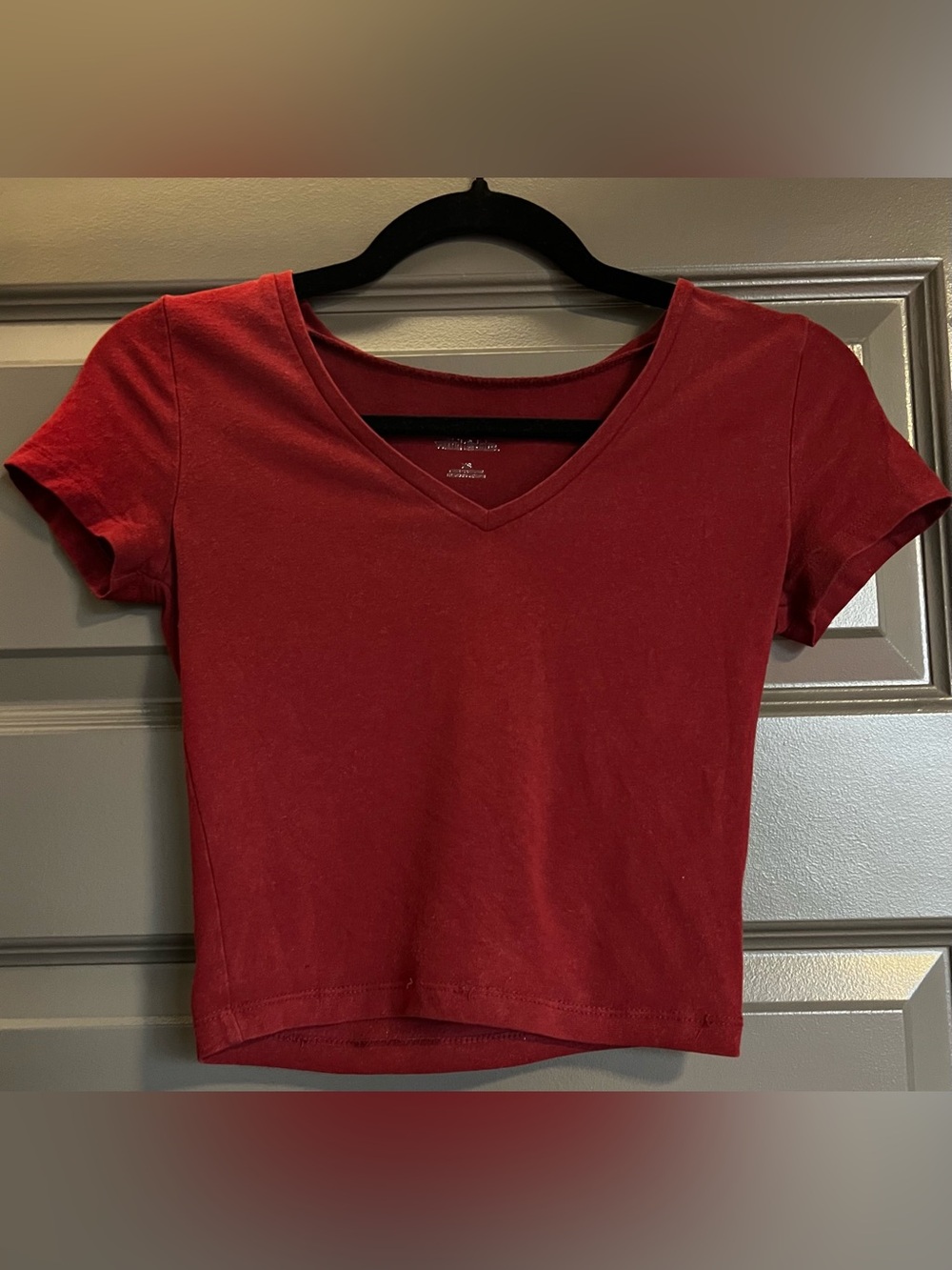 wild fable V-Neck Short Sleeve Tee - Red